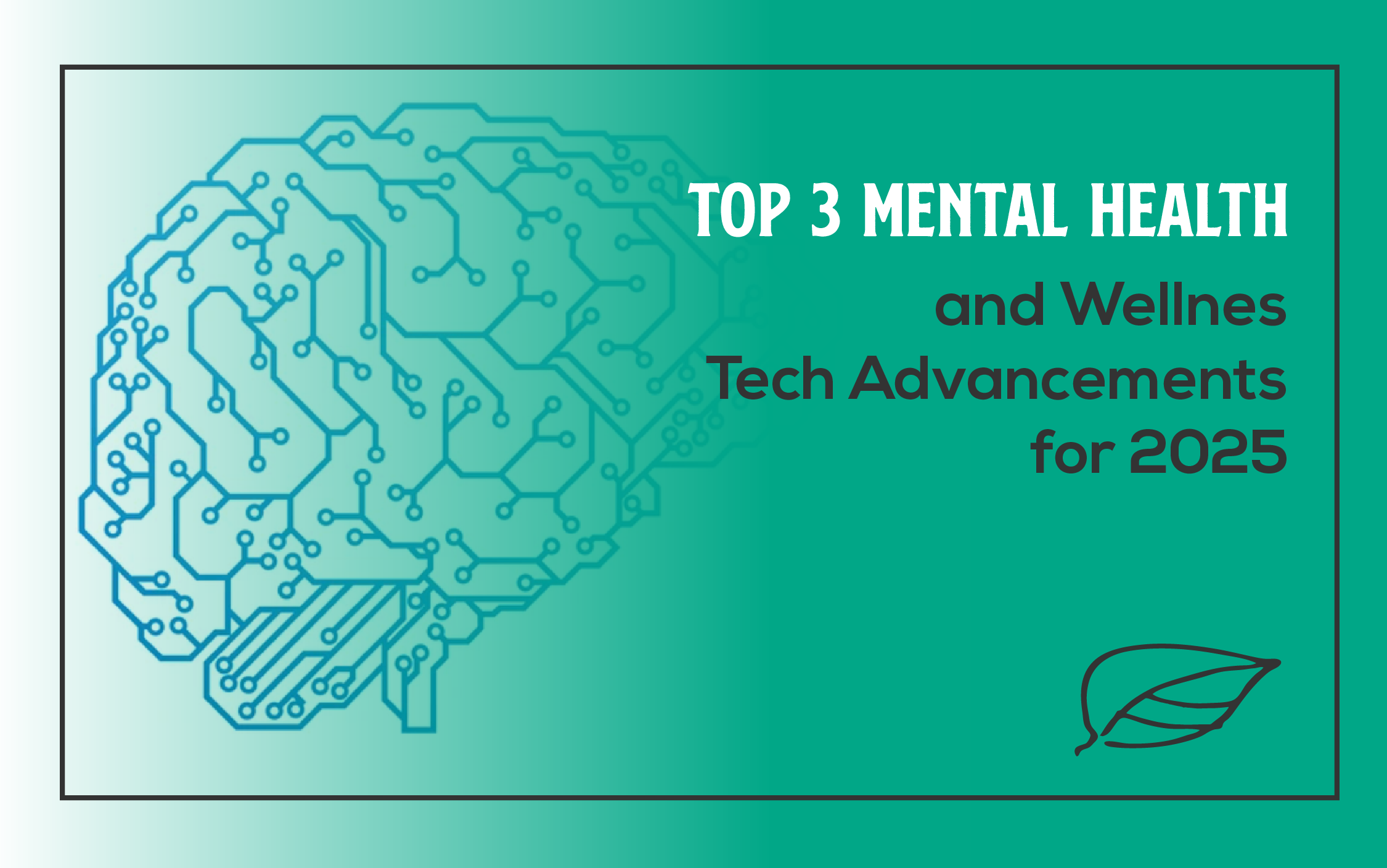 Top 3 Mental Health and Wellness Tech Advancements for 2025